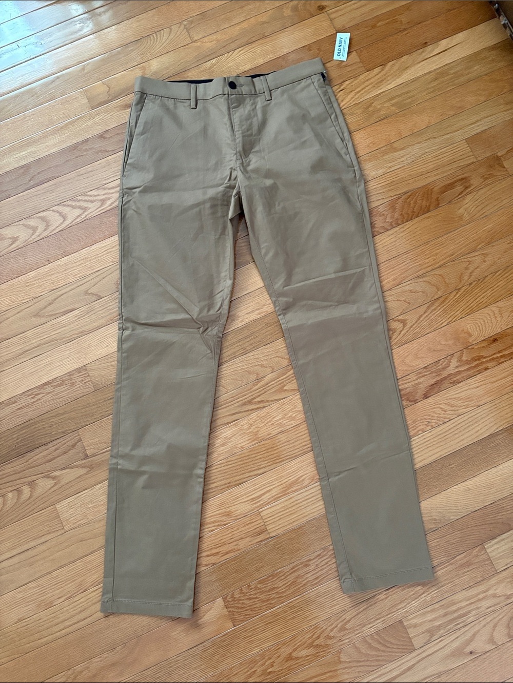 Old Navy Men's Tan Chino Pants - Straight Leg